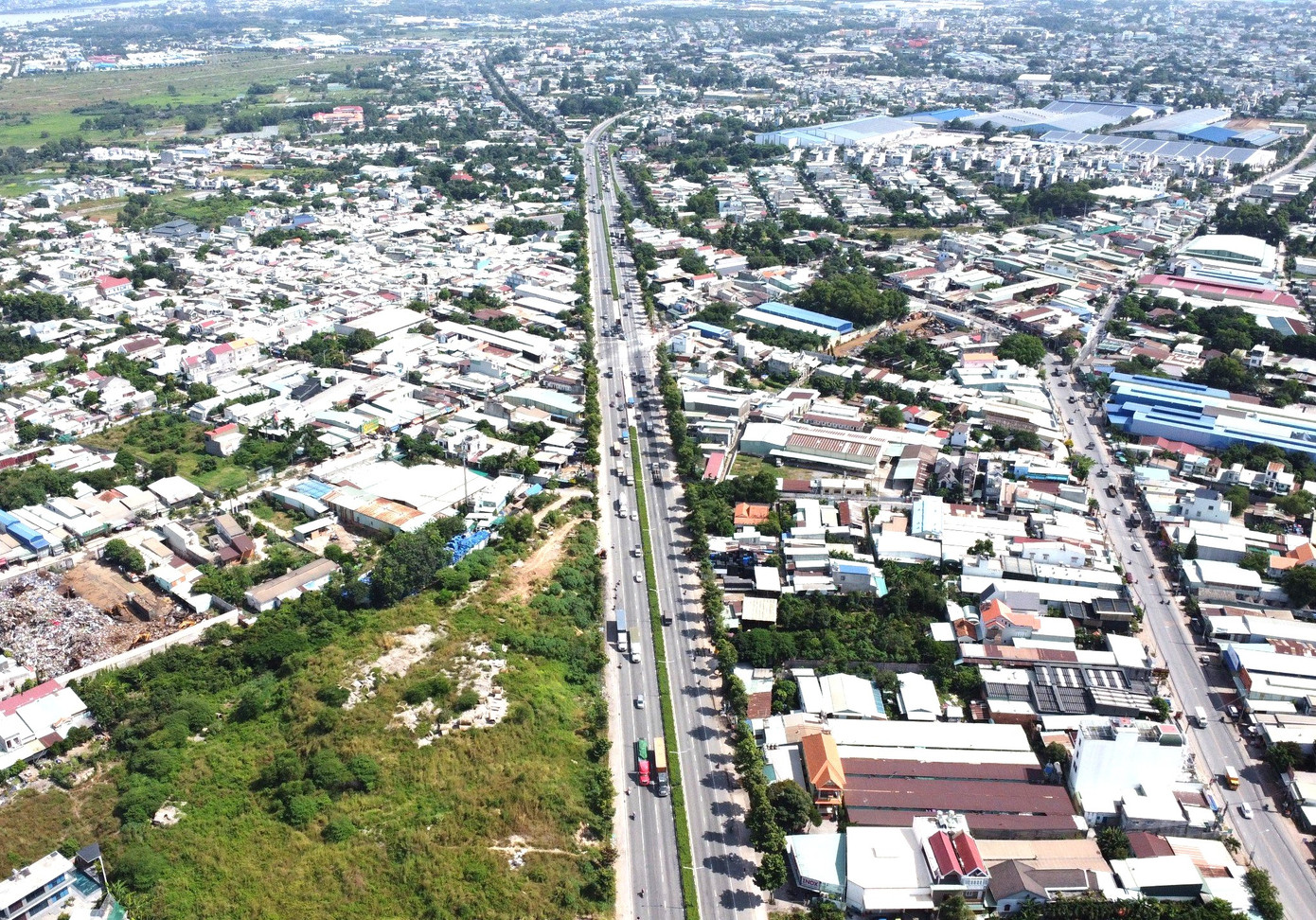 Đường Mỹ Phước Tân Vạn, đoạn trùng với dự án Vành đai 3 TPHCM Đường Mỹ Phước Tân Vạn, đoạn trùng với dự án Vành đai 3 TPHCM