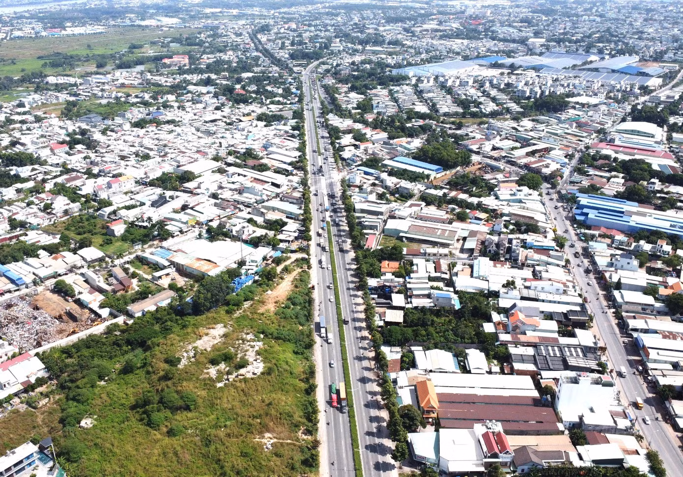 Đường Mỹ Phước Tân Vạn, đoạn trùng với dự án Vành đai 3 TPHCM Đường Mỹ Phước Tân Vạn, đoạn trùng với dự án Vành đai 3 TPHCM