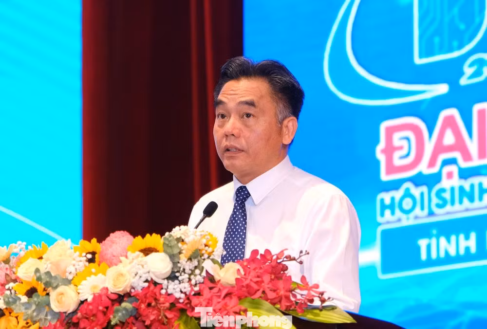 Phó Chủ tịch UBND tỉnh Bình Dương Nguyễn Lộc Hà phát biểu tại Đại hội