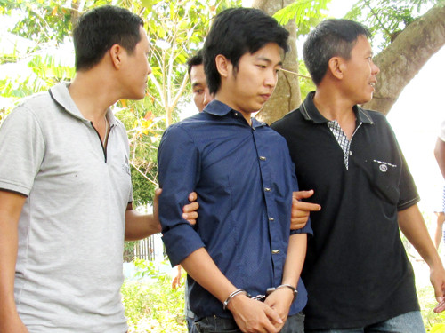 Đào Danh Hòa lúc bị bắt giữ