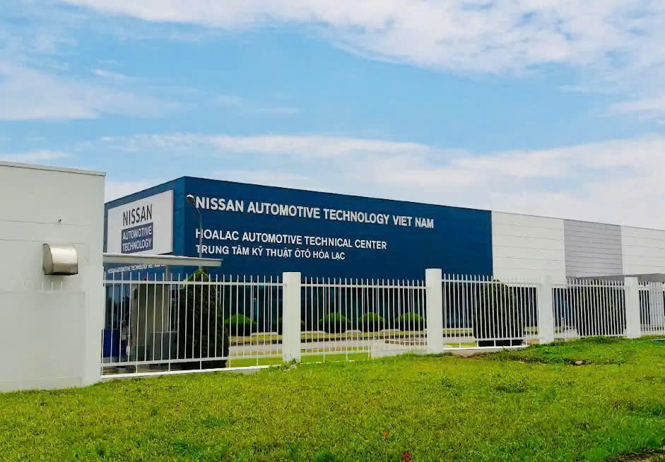 Trung tâm Kỹ thuật ô tô Hòa Lạc của Nissan Automotive Technology Việt Nam.