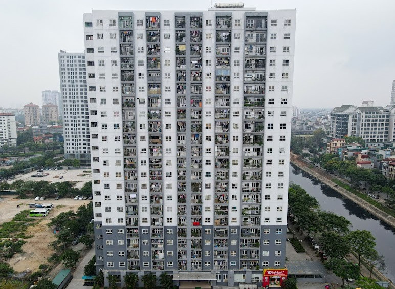 Dự án nhà ở xã hội Đại Kim (Hoàng Mai, Hà Nội) đang được chào bán ngang giá chung cư cao cấp với 60 triệu đồng/m2.