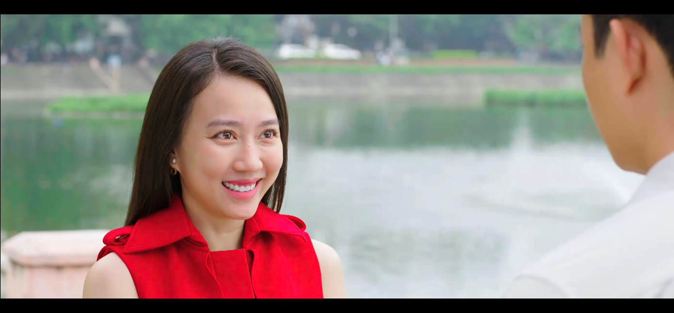 Tạo hình của Huỳnh Hồng Loan trong phim Sao Kim bắn tim sao Hỏa.