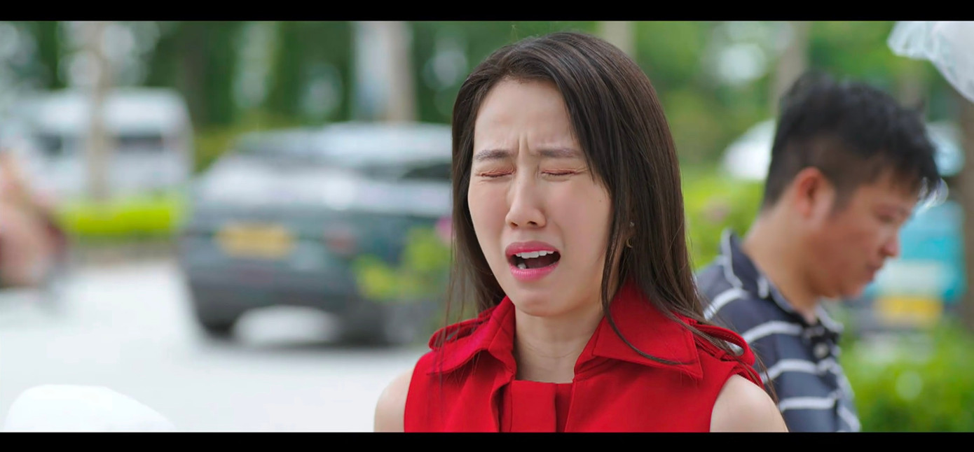 Tạo hình của Huỳnh Hồng Loan trong phim Sao Kim bắn tim sao Hỏa.