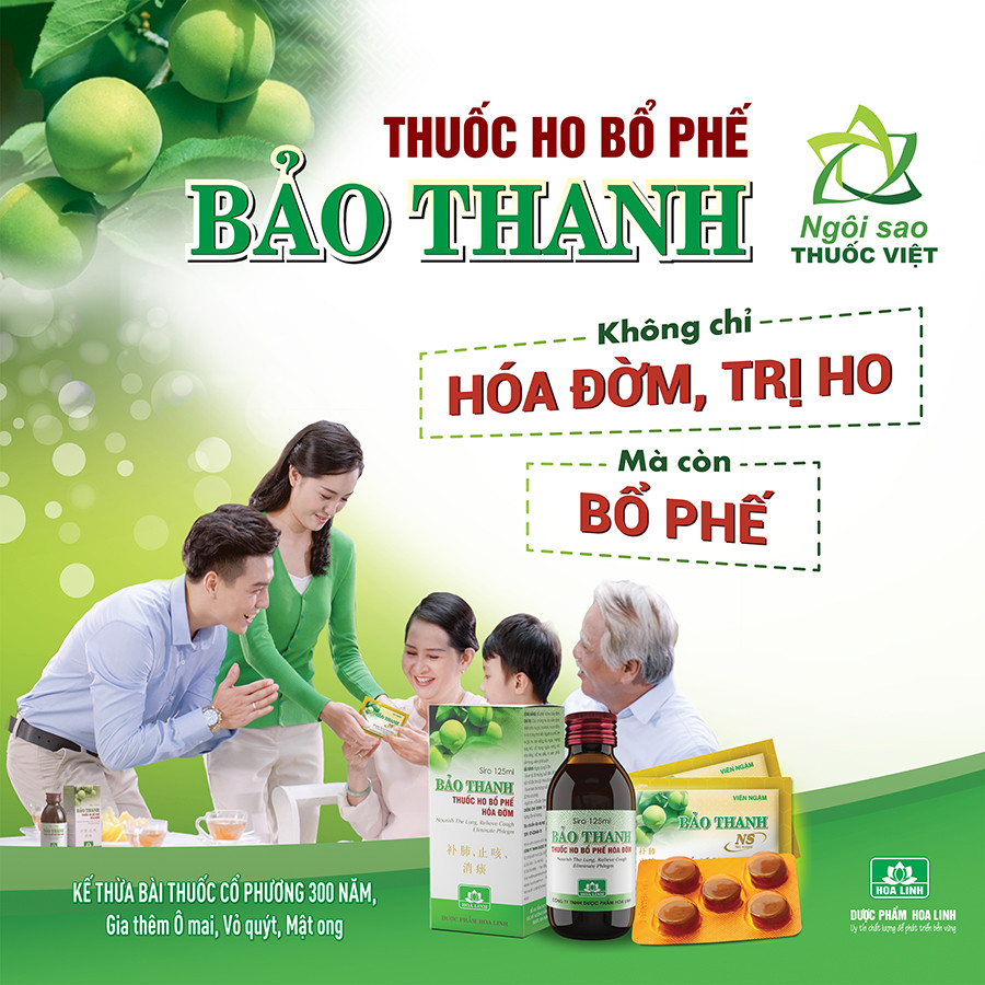 Nhãn hiệu Bảo Thanh là một trong những sản phẩm thuốc ho bổ phế quen thuộc của người Việt