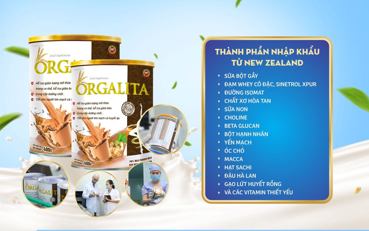 Thành phần từ nguyên liệu tự nhiên tốt cho sức khỏe người giảm cân