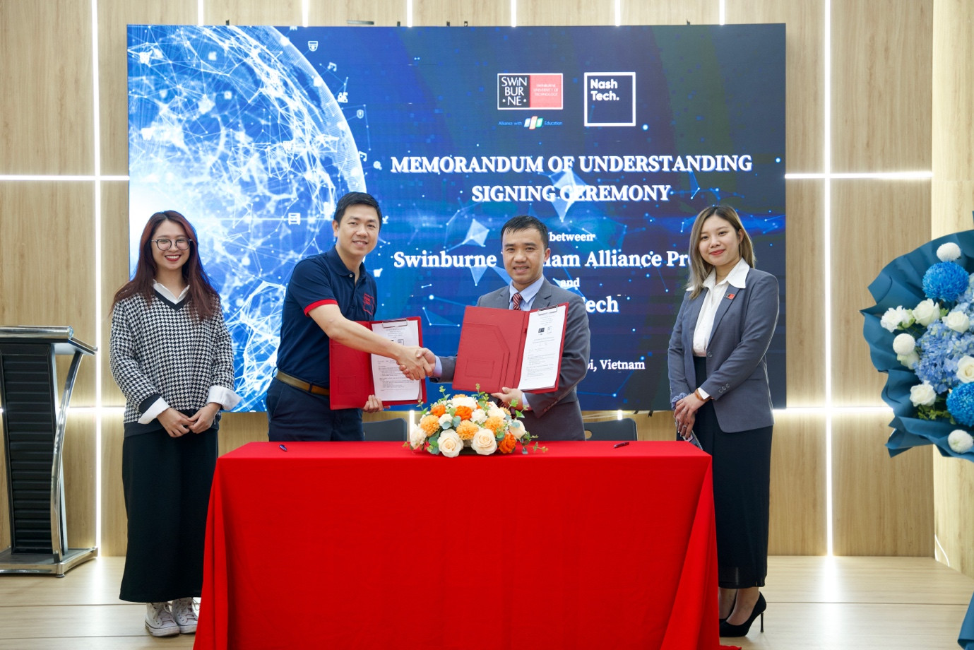 Swinburne Việt Nam kí kết hợp tác đào tạo với NashTech. Nguồn ảnh: Swinburne Việt Nam
