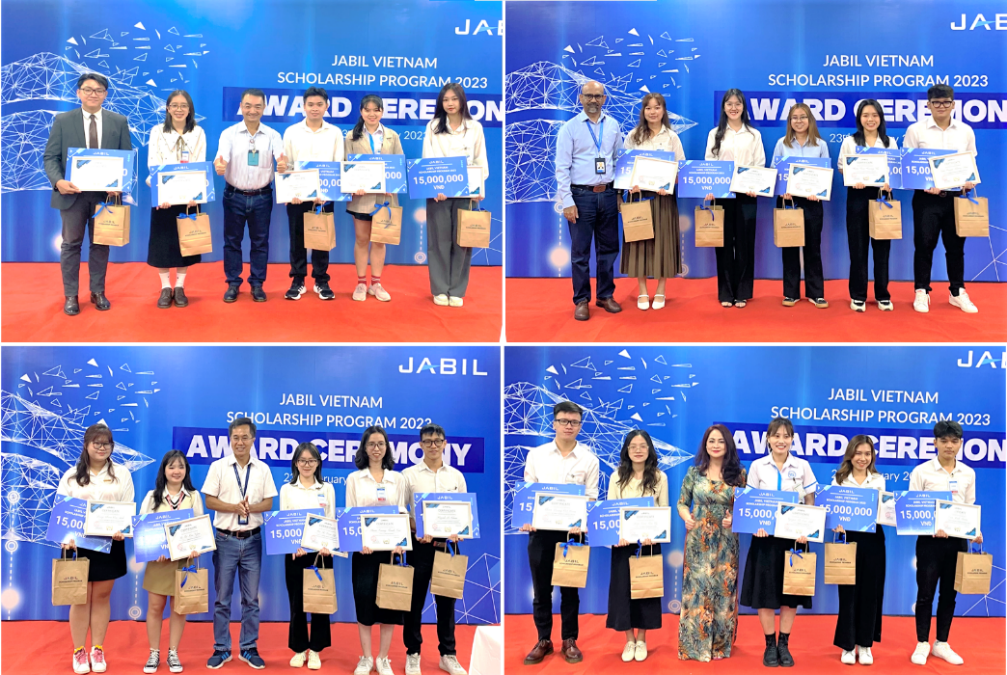 Jabil Việt Nam trao tặng 20 suất học bổng tại TP.HCM