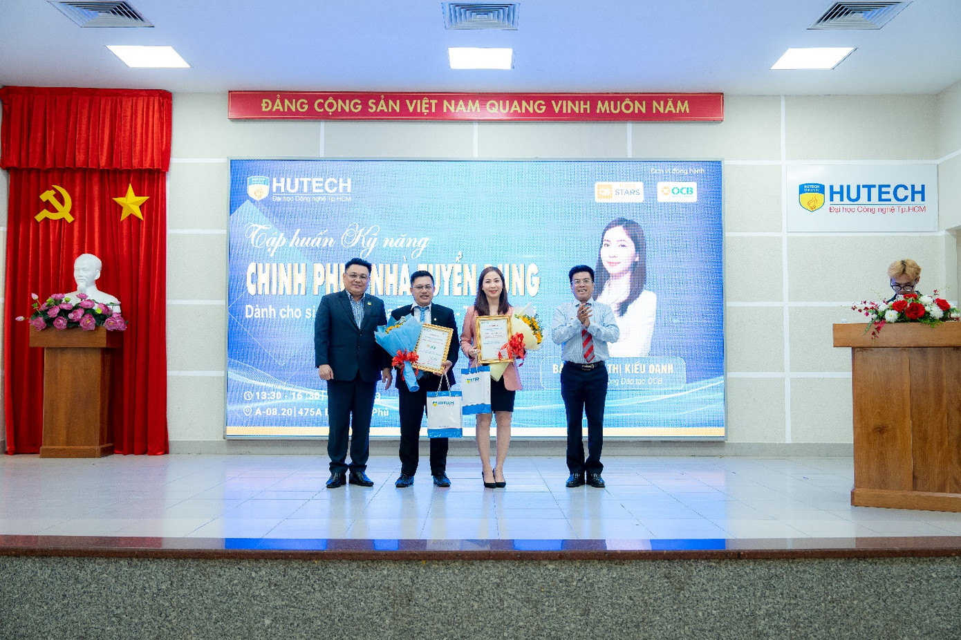 Buổi tập huấn diễn ra tại cơ sở Saigon Campus của HUTECH Buổi tập huấn diễn ra tại cơ sở Saigon Campus của HUTECH