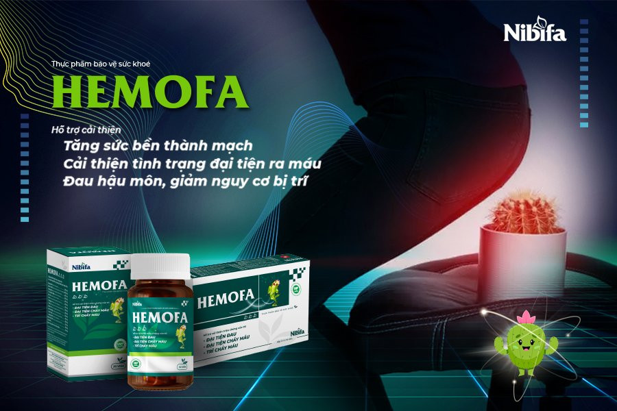TPBVSK Hemofa – Xua tan nỗi lo bệnh trĩ
