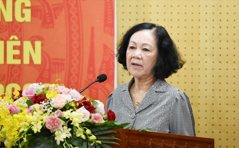 Thường trực Ban Bí thư, Trưởng ban Tổ chức Trung ương Trương Thị Mai. Thường trực Ban Bí thư, Trưởng ban Tổ chức Trung ương Trương Thị Mai.