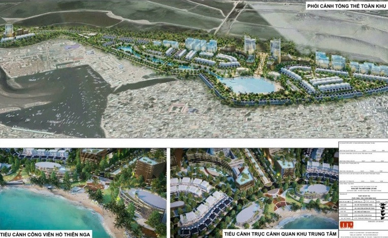 Phối cảnh tổng thể dự án Ca Na New City.