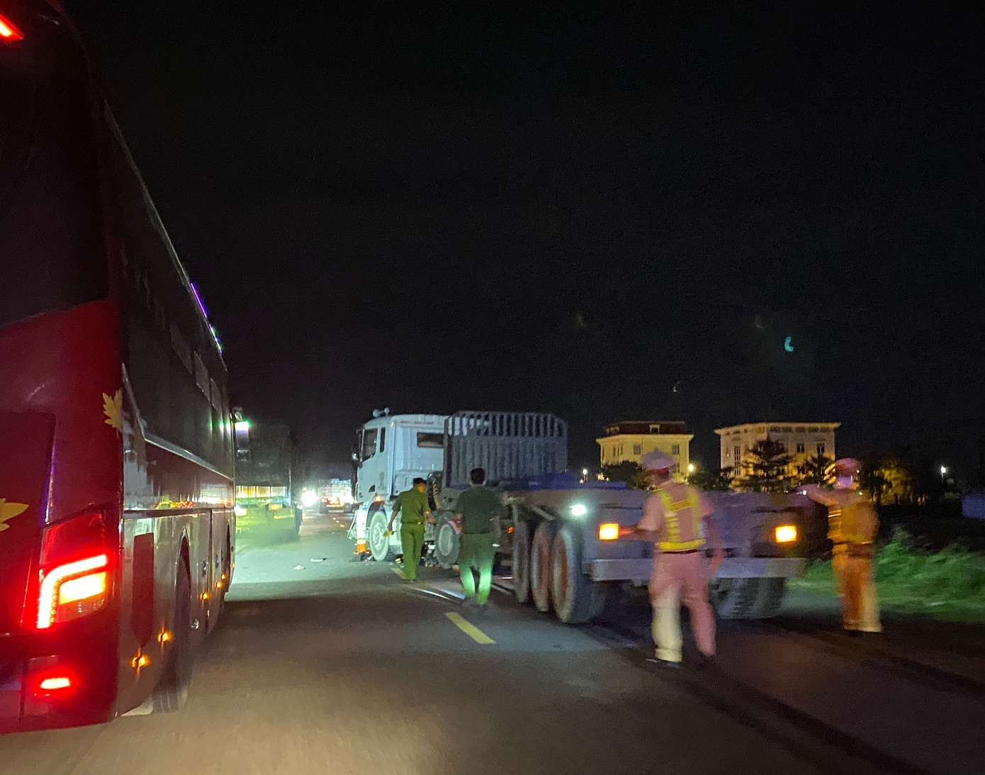 Hiện trường vụ tai nạn. Ảnh: CTV.