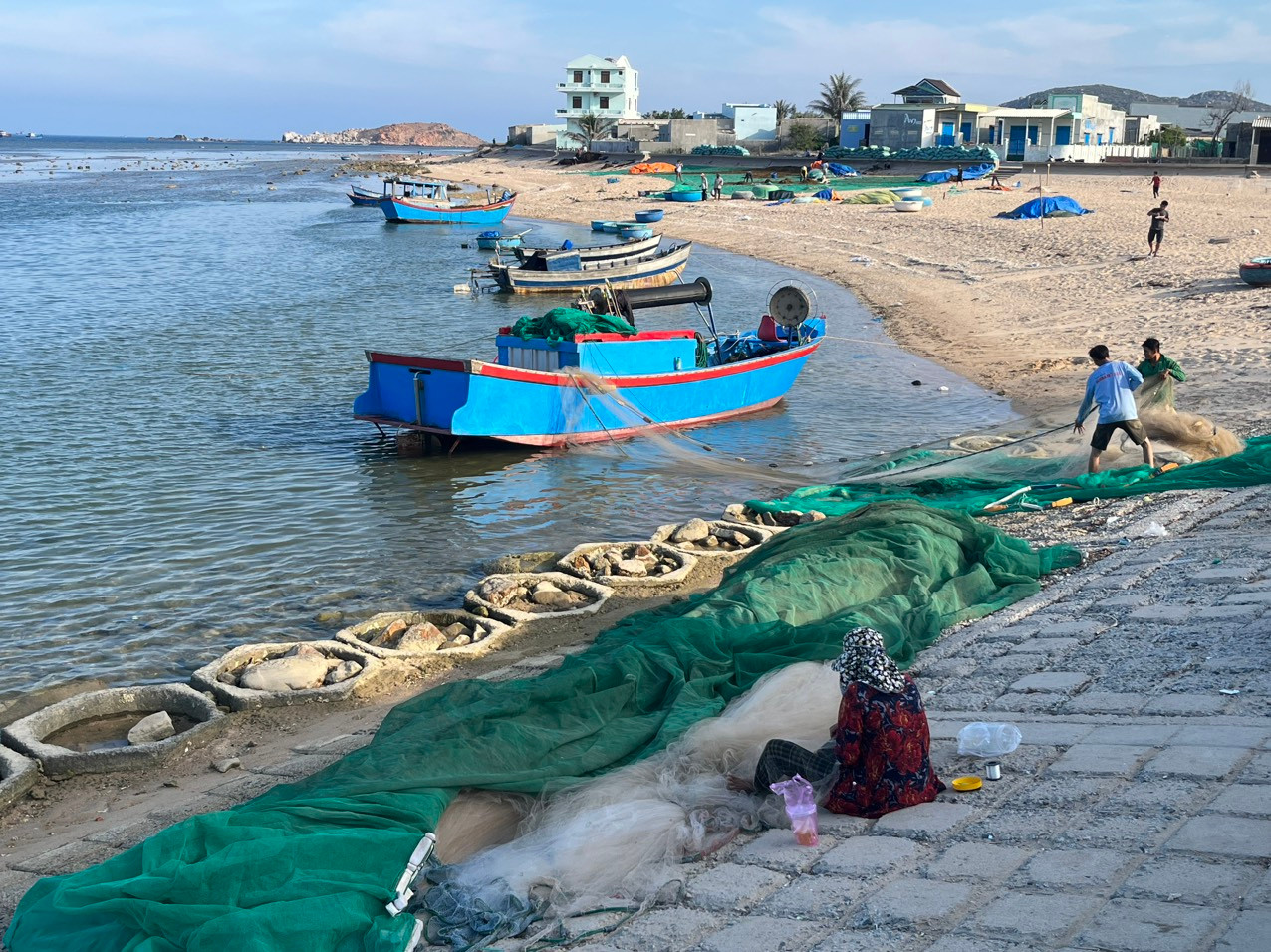 Khu vực quy hoạch Nhà máy điện hạt nhân Ninh Thuận 2 ở xã Vĩnh Hải. Ảnh: Lữ Hồ. Khu vực quy hoạch Nhà máy điện hạt nhân Ninh Thuận 2 ở xã Vĩnh Hải. Ảnh: Lữ Hồ.