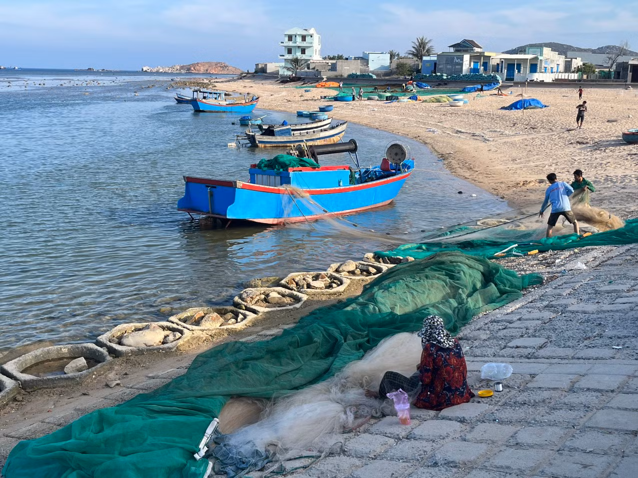 Khu vực quy hoạch Nhà máy điện hạt nhân Ninh Thuận 2 ở xã Vĩnh Hải. Ảnh: Lữ Hồ.