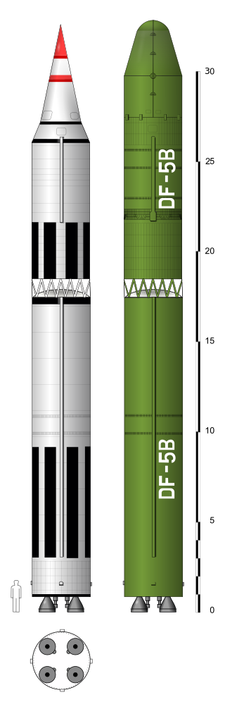Mô tả tên lửa Đông Phong-5. Đồ họa: Wikipedia.