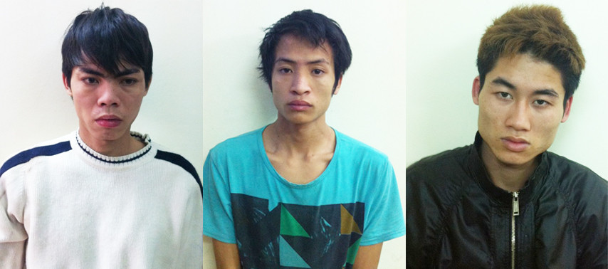 Từ trái qua phải: Trần Viết Thân, Nguyễn Tiến Trường và Nguyễn Duy Huân