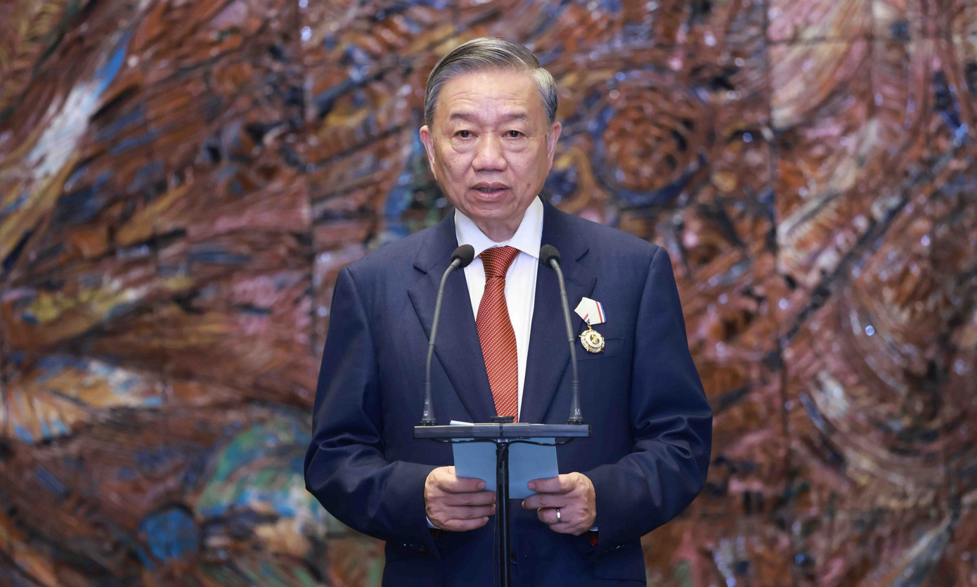 Tổng Bí thư, Chủ tịch nước Tô Lâm phát biểu. (Ảnh: TTXVN) Tổng Bí thư, Chủ tịch nước Tô Lâm phát biểu. (Ảnh: TTXVN)