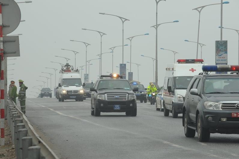 Đoàn xe của Chủ tịch Kim Jong Un về đến khách sạn Melia ảnh 10