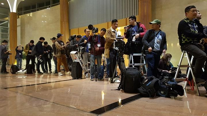 Đoàn xe Tổng thống Mỹ Trump về khách sạn JW Marriott ảnh 28