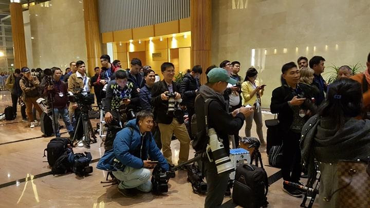 Đoàn xe Tổng thống Mỹ Trump về khách sạn JW Marriott ảnh 29