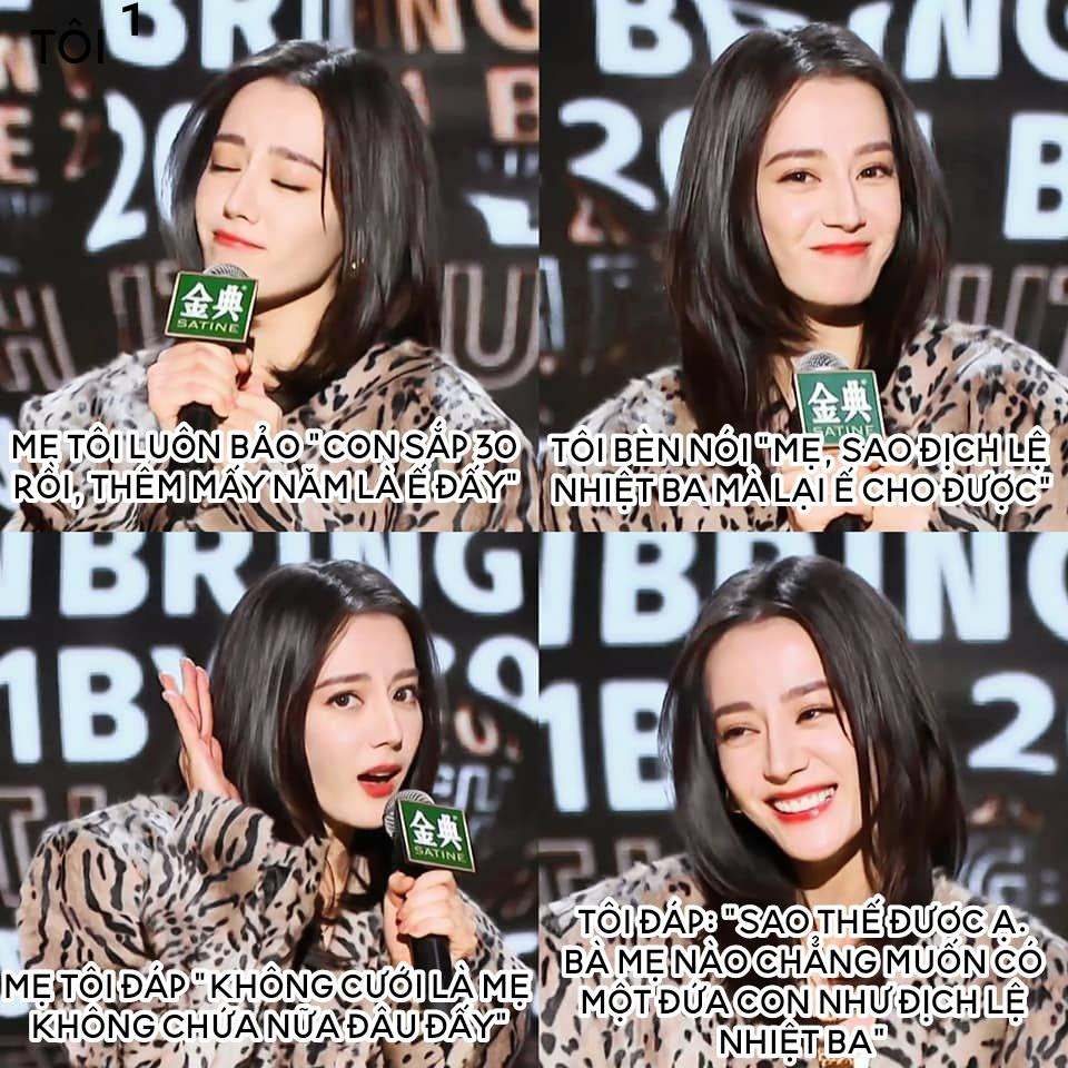 Những chia sẻ của nữ idol khiến ai cũng phải phì cười: &quot;Tết đến xuân về, idol cũng gặp chuyện muôn thuở&quot;, &quot;Đúng là dù có xinh đẹp, tài năng như Địch Lệ Nhiệt Ba thì cũng bị giục cưới thôi!&quot;