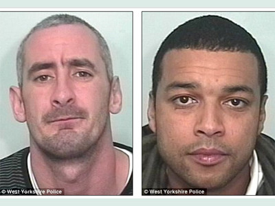 Hai tên cướp hung hãn Lee Tansey và Rickton Mark Henry . Hai tên cướp hung hãn Lee Tansey và Rickton Mark Henry