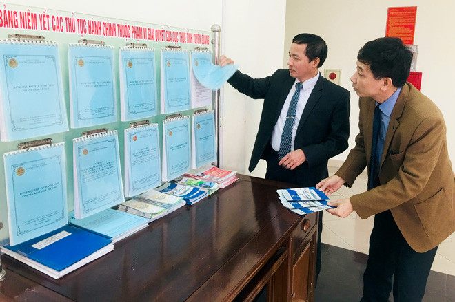 Bảng niêm yết thủ tục thuế tại Cục Thuế Tuyên Quang (Ảnh: BTQ). Bảng niêm yết thủ tục thuế tại Cục Thuế Tuyên Quang (Ảnh: BTQ).