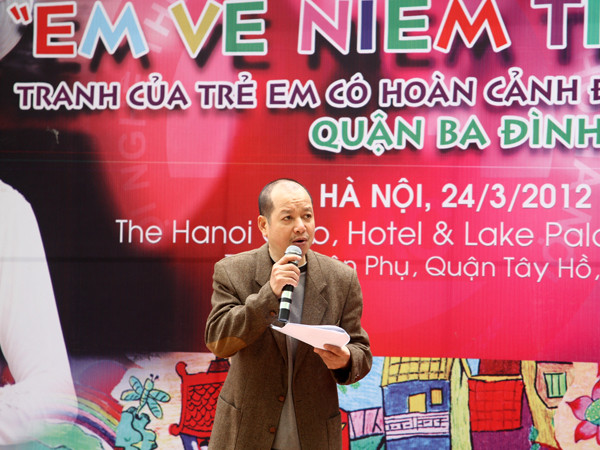 Nghệ sĩ Tuấn Hải - Chủ tịch Hội nghệ thuật nhân đạo Hà Nội khẳng định triển lãm 