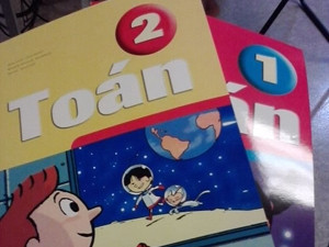 Bìa hai cuốn sách Toán của Pháp lớp 1-2. Ảnh: Tiền Phong. Bìa hai cuốn sách Toán của Pháp lớp 1-2. Ảnh: Tiền Phong