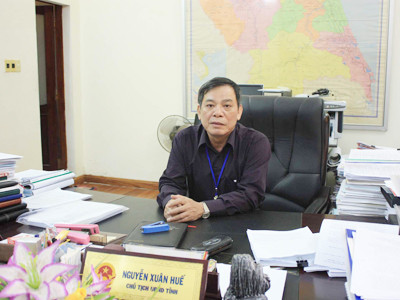 Ông Nguyễn Xuân Huế, Chủ tịch UBND tỉnh Quảng Ngãi
