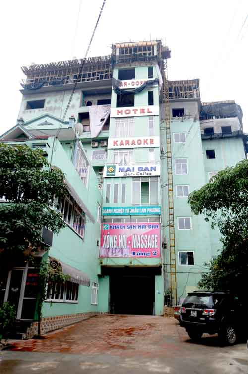 Nhà nghỉ nơi xảy ra án mạng