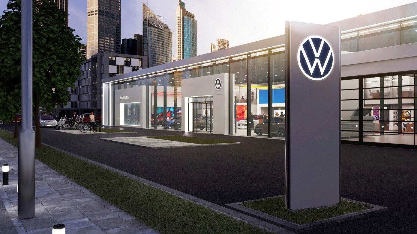 Volkswagen tung logo nhận diện thương hiệu mới ảnh 2