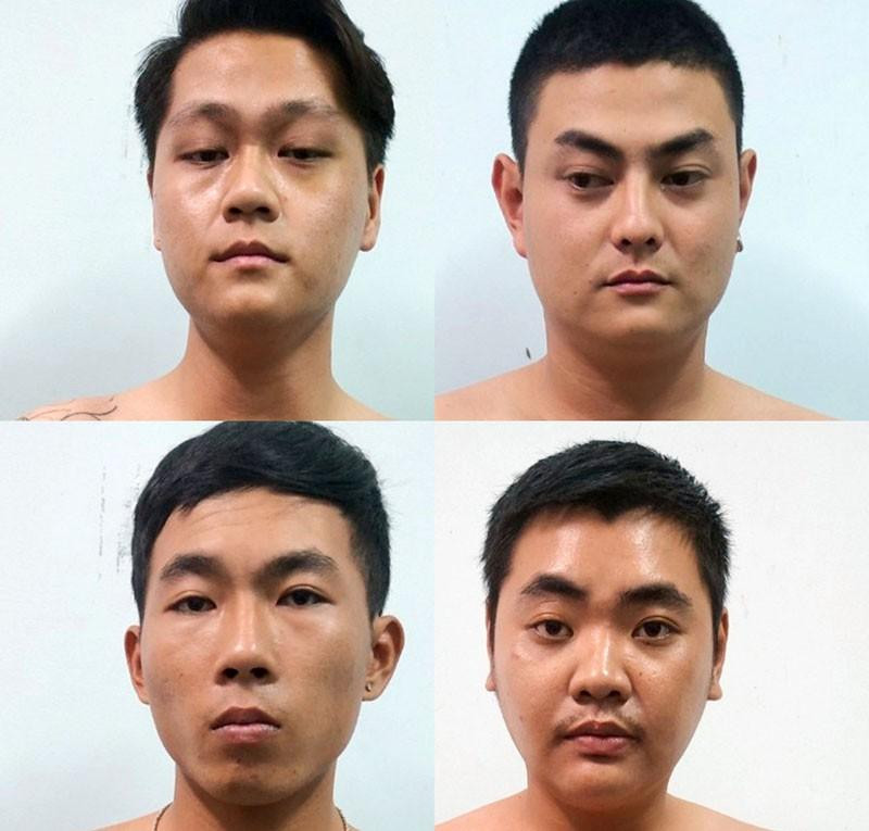 Các bị can Đức, Kiệt, Tiến và Nhân bị khởi tố tội không tố giác tội phạm và che giấu tội phạm. Ảnh: CACC Các bị can Đức, Kiệt, Tiến và Nhân bị khởi tố tội không tố giác tội phạm và che giấu tội phạm. Ảnh: CACC