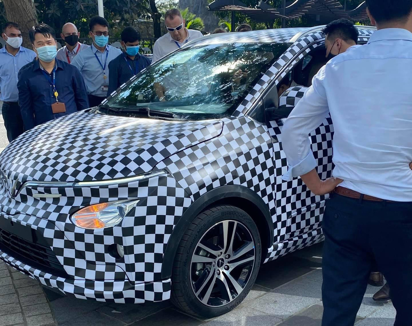 Đầu xe đặc trưng của VinFast VF e34. Ảnh: Facebook