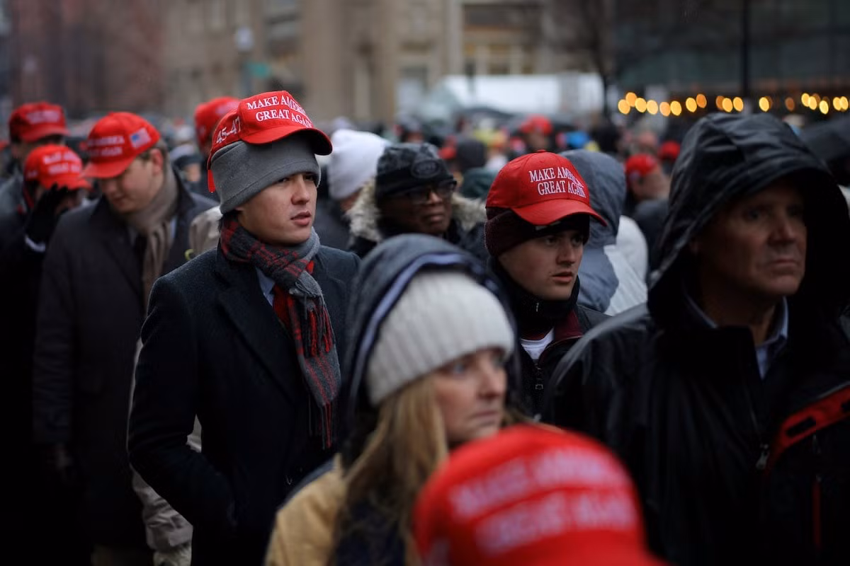 Thời tiết lạnh giá ở Washington trước lễ nhậm chức của ông Trump. (Ảnh: Reuters)