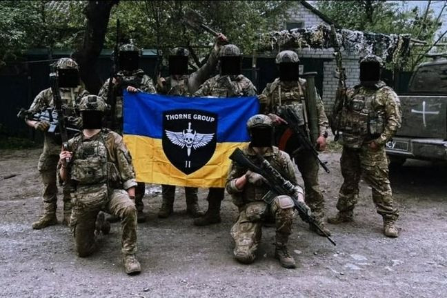 Đơn vị của Jake Waddington ở Ukraine. (Ảnh: Instagram) Đơn vị của Jake Waddington ở Ukraine. (Ảnh: Instagram)