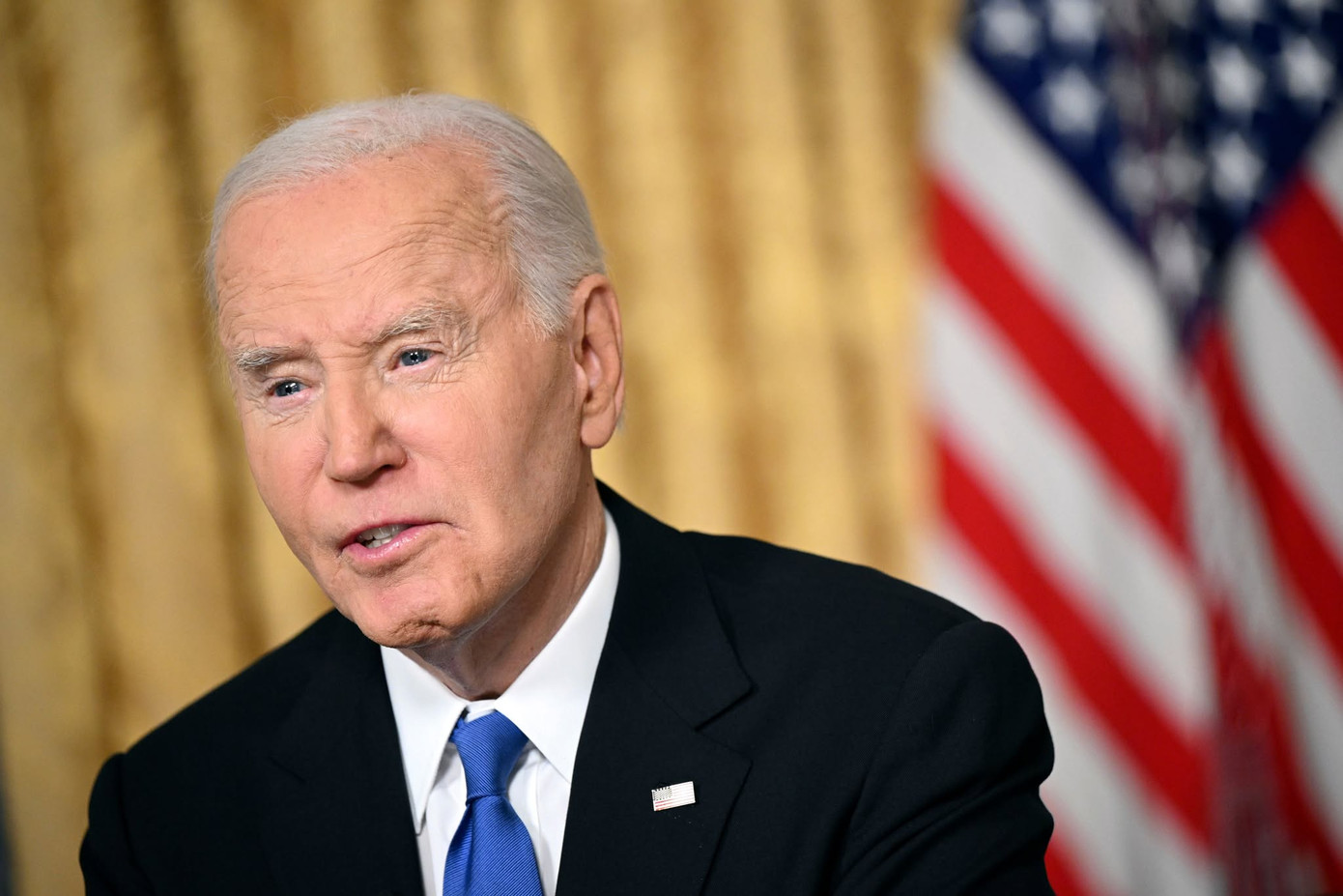 Ông Biden đề cập đến những mối đe dọa đối với nền dân chủ Mỹ. (Ảnh: AP)