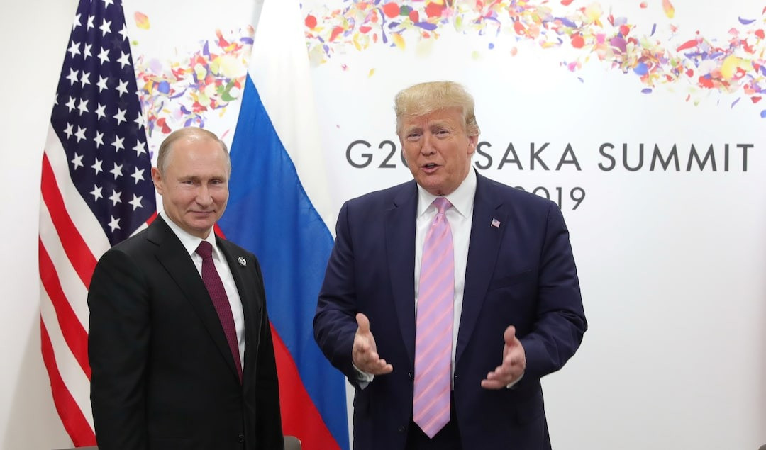 Hai ông Trump - Putin gặp nhau năm 2019. (Ảnh: Reuters) Hai ông Trump - Putin gặp nhau năm 2019. (Ảnh: Reuters)