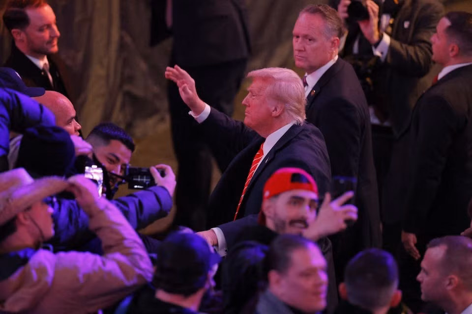 Ông Trump tại cuộc mít tinh ngày 19/1. (Ảnh: Reuters)