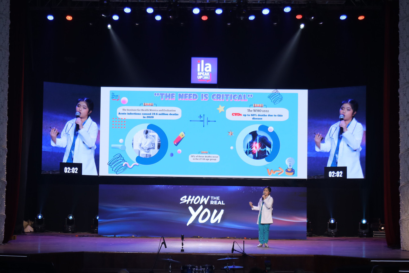 Bảo Trân thuyết trình. Bảo Trân thuyết trình.