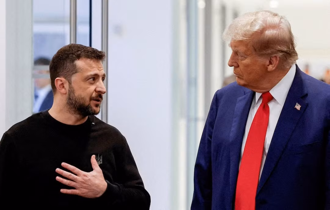 Tổng thống đắc cử Mỹ Donald Trump và Tổng thống Ukraine Volodymyr Zelensky. (Ảnh: Reuters) Tổng thống đắc cử Mỹ Donald Trump và Tổng thống Ukraine Volodymyr Zelensky. (Ảnh: Reuters)