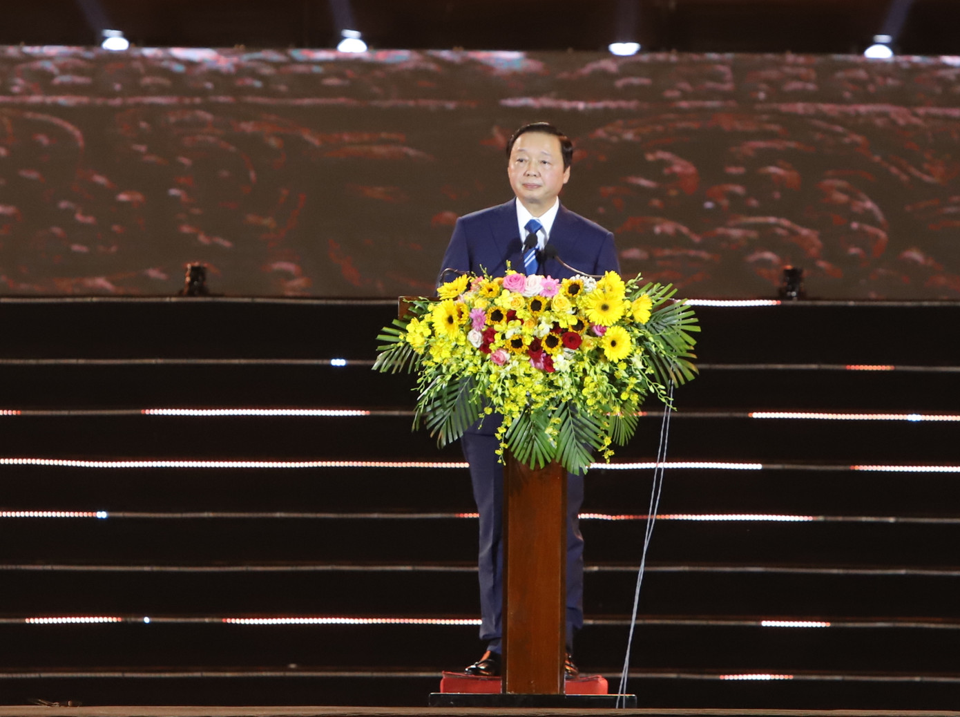 Phó Thủ tướng Trần Hồng Hà phát biểu tại buổi lễ. (Ảnh: C.H)