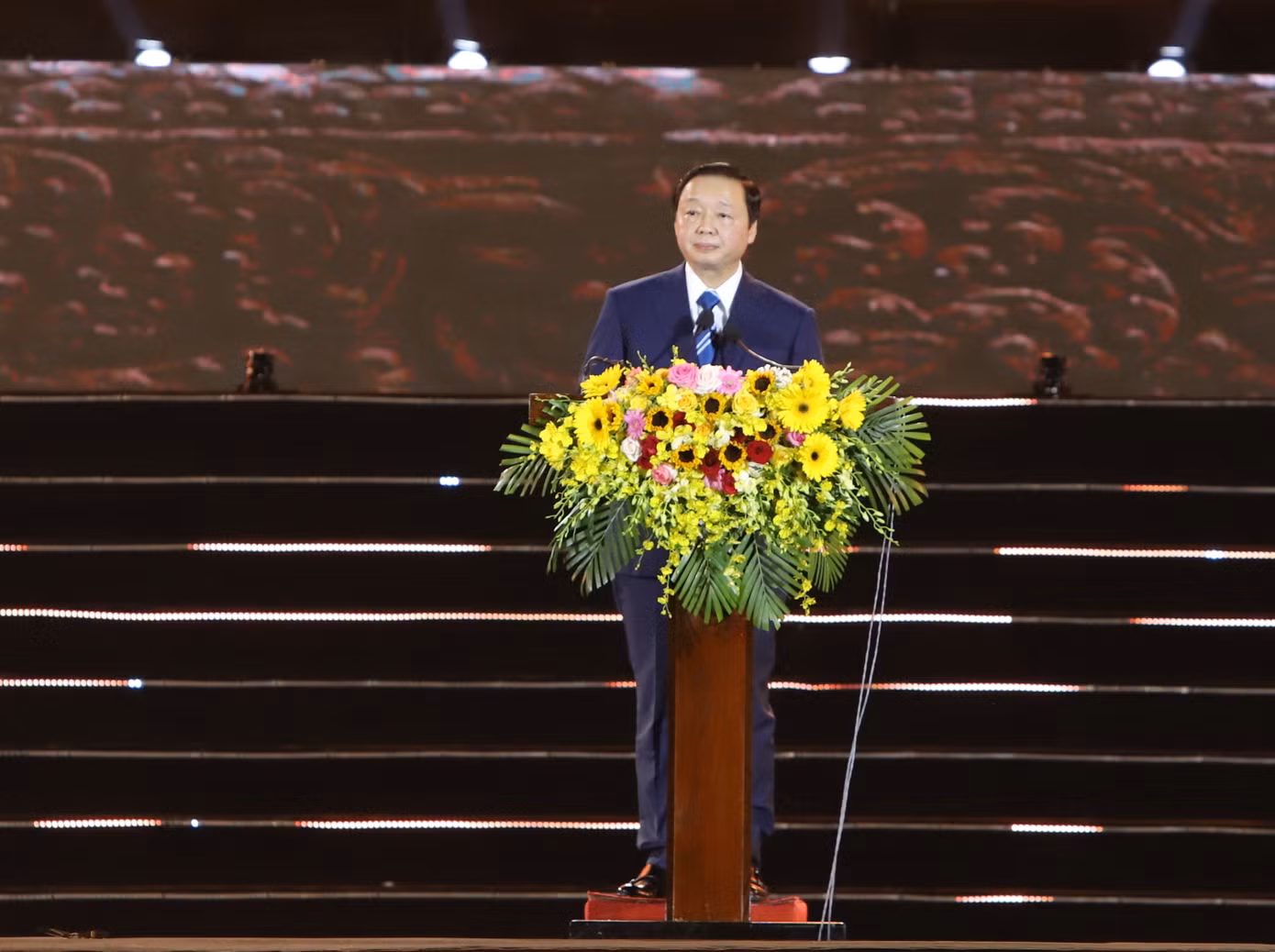 Phó Thủ tướng Trần Hồng Hà phát biểu tại buổi lễ. (Ảnh: C.H)