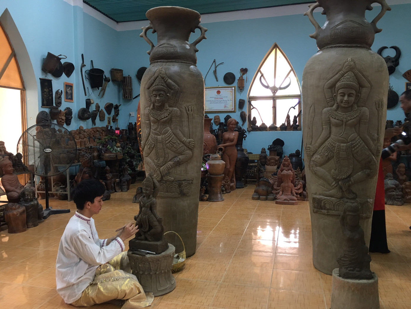 Những sản phẩm gốm độc đáo của người Chăm Ninh Thuận.