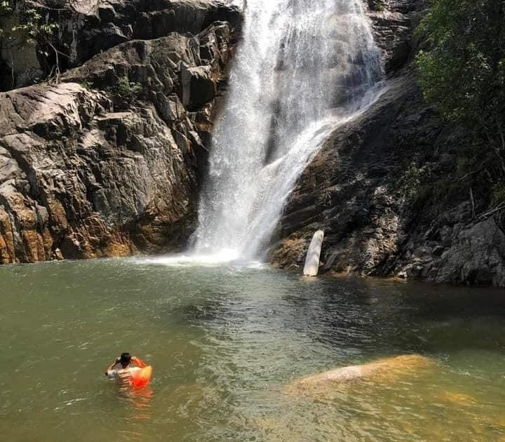 Thác Edu có cảnh quan thiên nhiên đẹp, nhưng rất nguy hiểm. Ảnh: MXH.