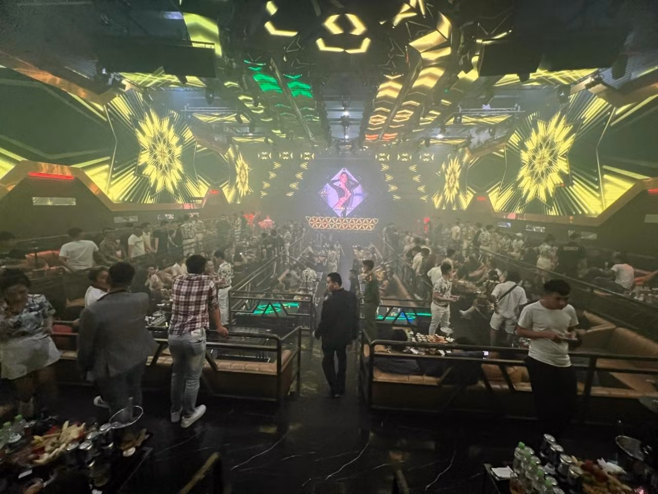 Quán bar New Club tại thời điểm kiểm tra.