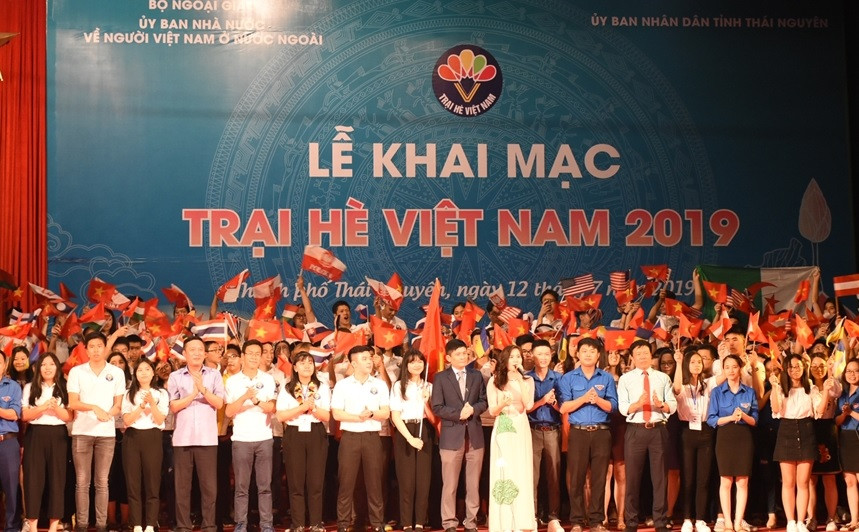 Trại hè Việt Nam thu hút nhiều đại biểu trẻ ở nước ngoài về tham dự. (Ảnh: Nguyễn Tiêu)