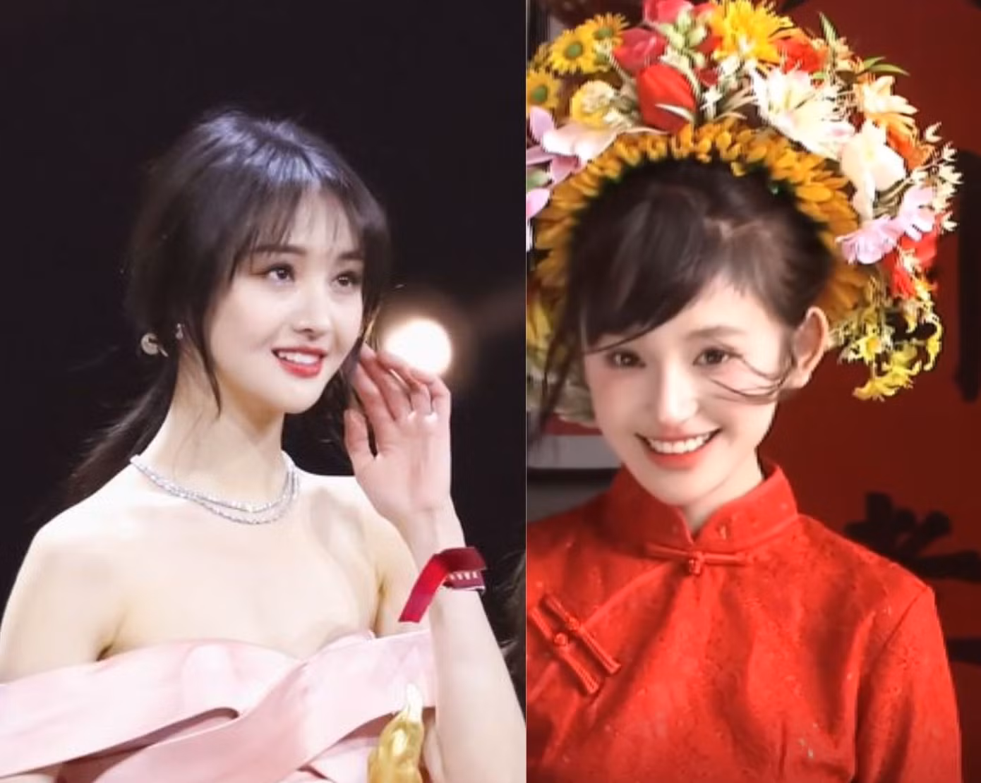 Trịnh Sảng không phải mỹ nhân đẹp nhất C-Biz, nhưng là vẻ đẹp không dễ bị lu mờ khi đứng cạnh bất kỳ ai, tựa như mối tình đầu ngọt ngào trong mơ. Không chỉ nét cười hao hao mà vibe của Hēi Hēi Cǎo Méi cũng làm nhiều người nghĩ tới Trịnh Sảng.