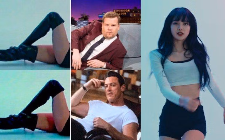 Đôi chân dài của Lisa cũng trở nên viral khắp Twitter trong trào lưu “Did It Work?”.
